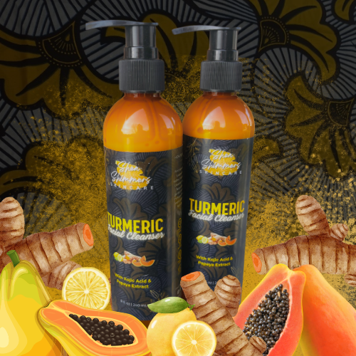 Nettoyant moussant pour le visage au curcuma